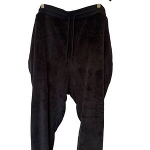 Old Navy Plush Lounge Pants Casual Joggers Black Size 4X Plus NWOT